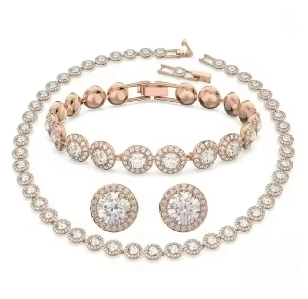 2025 New Hot Sale High-end Design Necklace Pendant Earrings Bracelet Jewelry Set - Exquisite Luxury, Fashionable Classic