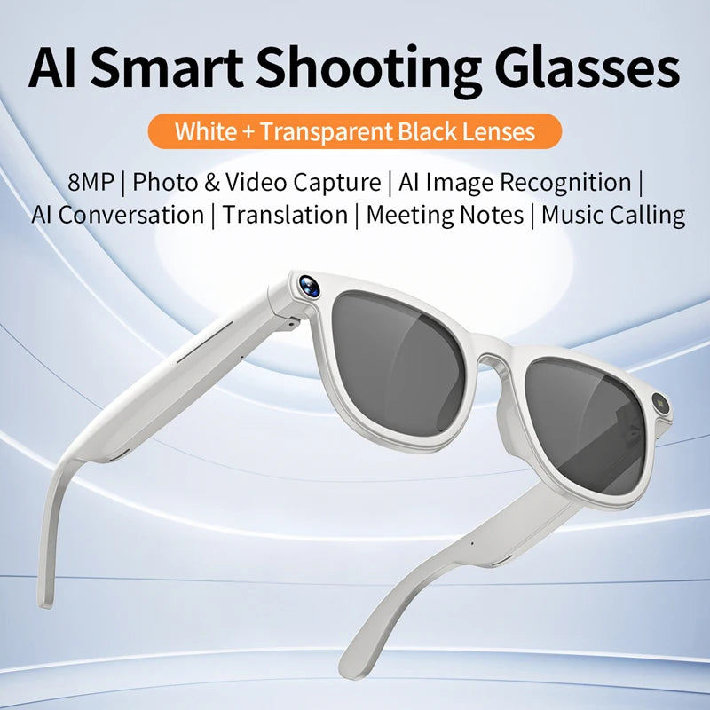 Intelligent Ai Translation Sunglasses 800w Shooting Glasses take photos