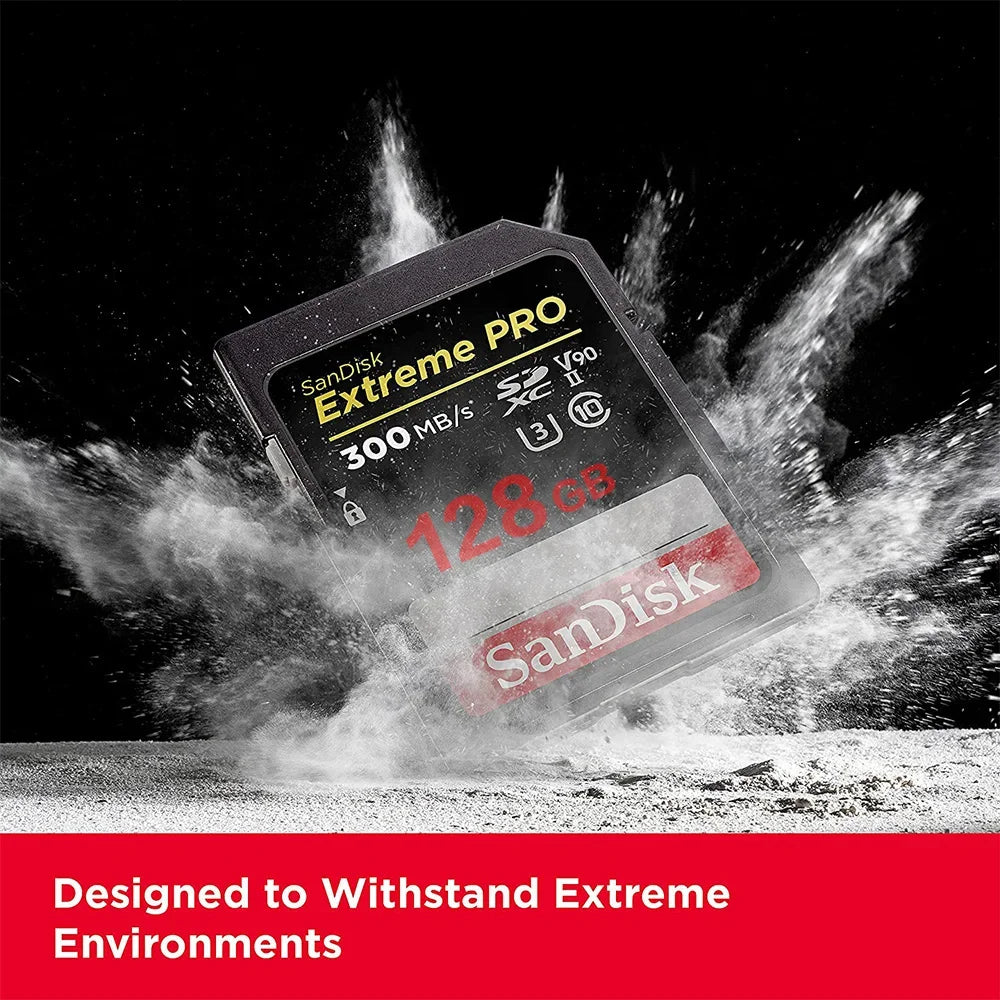 Original Extreme PRO U3 4K 6K 8K C10 V30 V60 V90 SDHC Memory Card SD UHD Video SDXC sd Card UHS-I UHS-II for SLR 3D Canon Camera