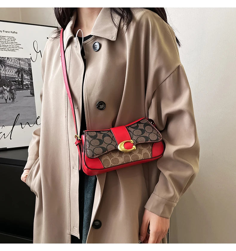 Graceful Retro Diaper Bag Women's Bag Airport Lounge Wait Exquisite Stylish Glamorous Timeless Versatile Practical Organized