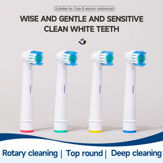 4/8pcs Replacement Brush Heads For Oral-B Electric Toothbrush Advance Power/Vitality Precision Clean/Pro Health/Triumph/3D Excel
