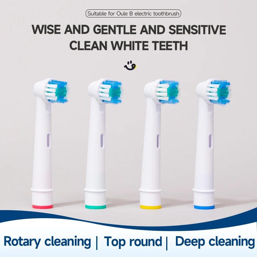 4/8pcs Replacement Brush Heads For Oral-B Electric Toothbrush Advance Power/Vitality Precision Clean/Pro Health/Triumph/3D Excel