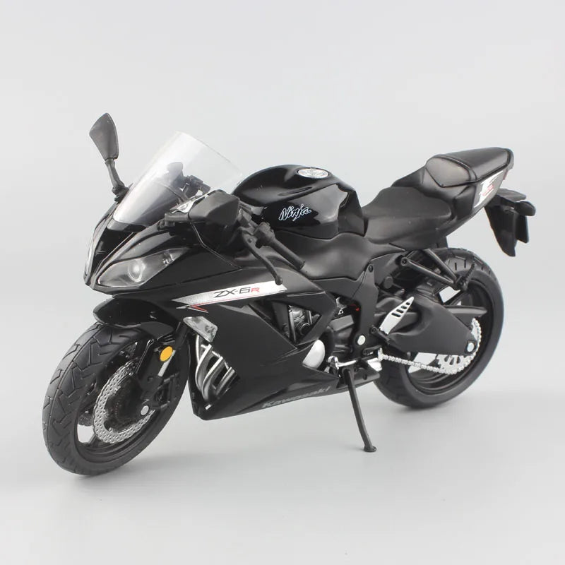 1/12 Kawasaki Ninja Z800 Alloy Racing Cross-country Motorcycle Model Simulation Metal Toy Street Motorcycle Model Childrens Gift