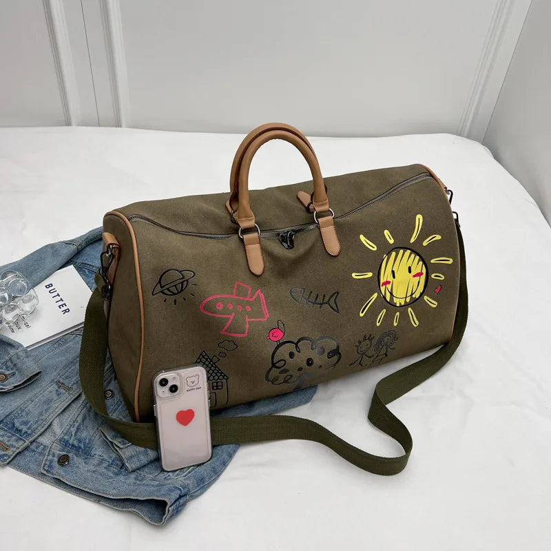 Large Capacity Travel Bag Fitness Handbag Crossbody Bag for Women Duffle Bag Carry on Luggage Bolso Marca Lujo Сумка Женская Sac