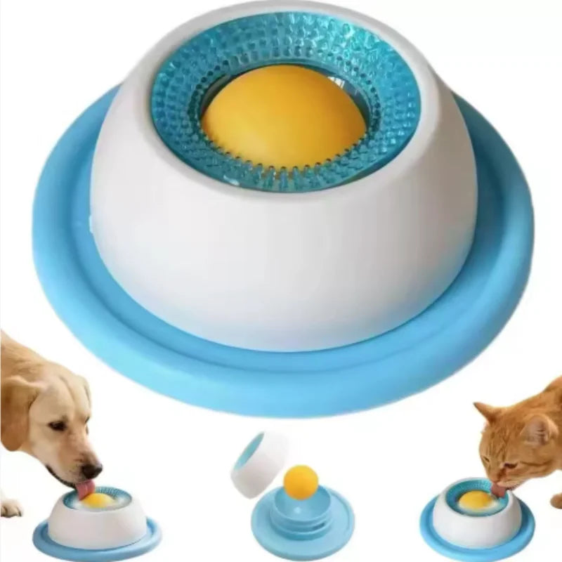 Pet Lick Toy Slow Feeding Dispenser Interactive Enrichment Training Crate Accessory for Dog Cat Puppy
