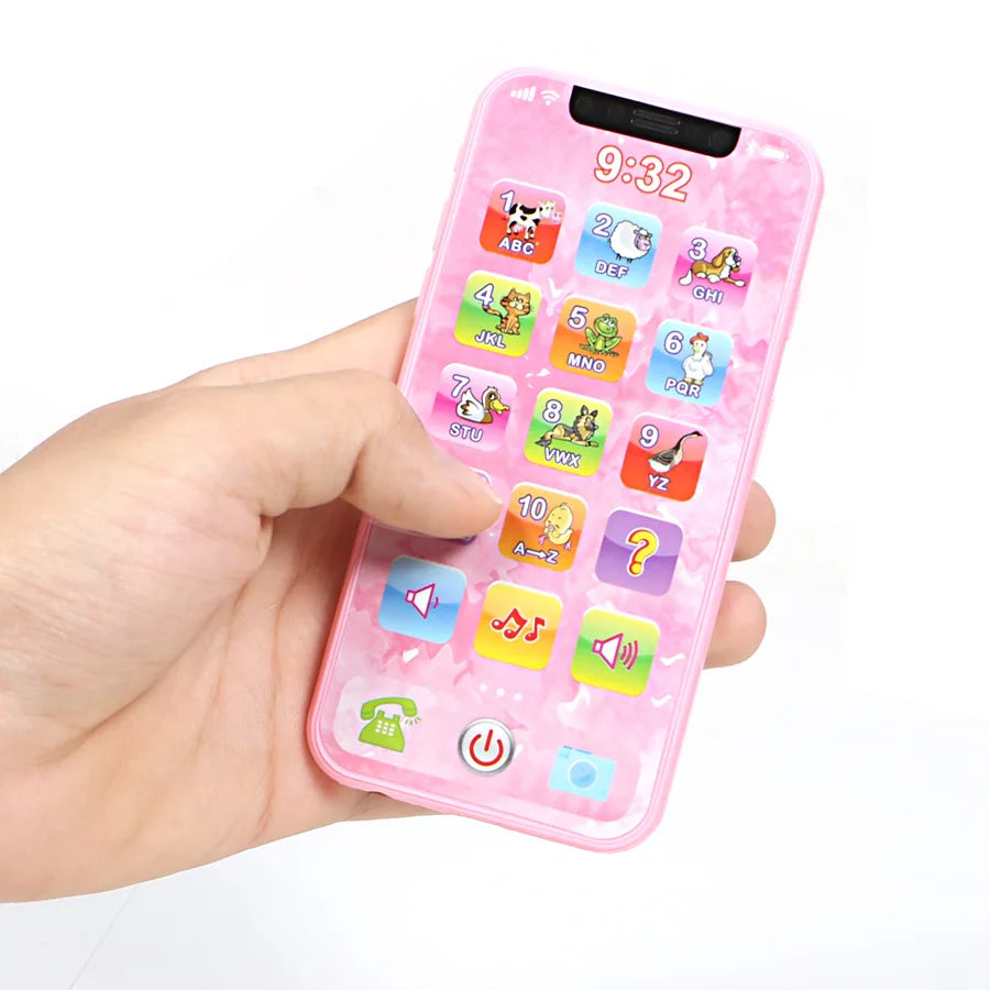 Baby Learning Simulation Mobile Phone Music Toys Early Education English/Russian Learning Machine Children's Vocal Toys