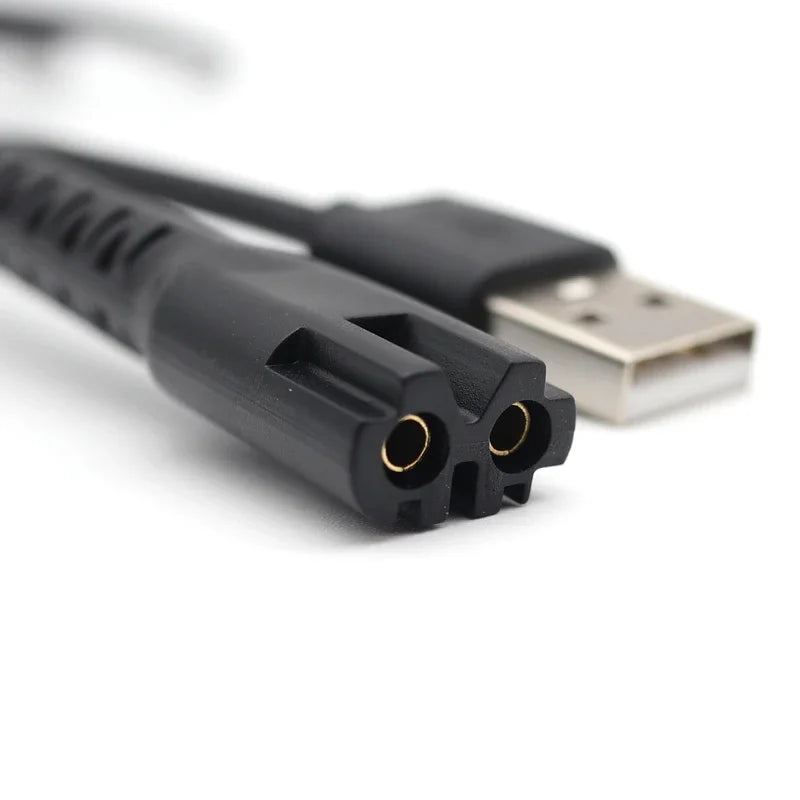 USB Charging Cable For Wahl 8148/8591/8504/8509/1919/2240/2241 Power Cord 1M Length Professional Hair Clipper Accessories