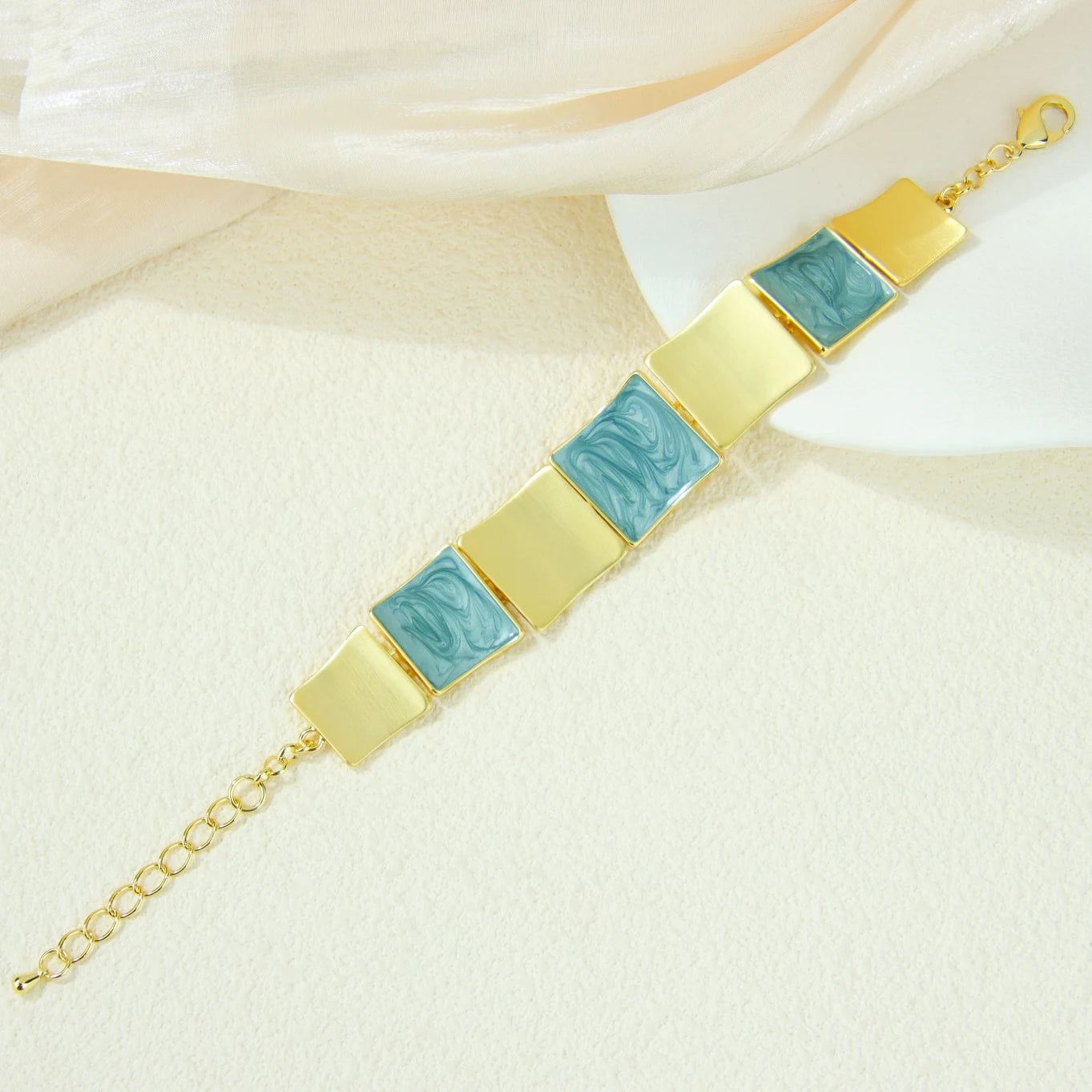 Italian Fashion Colored Crystal Bracelet Europe Bohemian Handmade Chains Brazilian Women Prom Party Statement Jewelry
