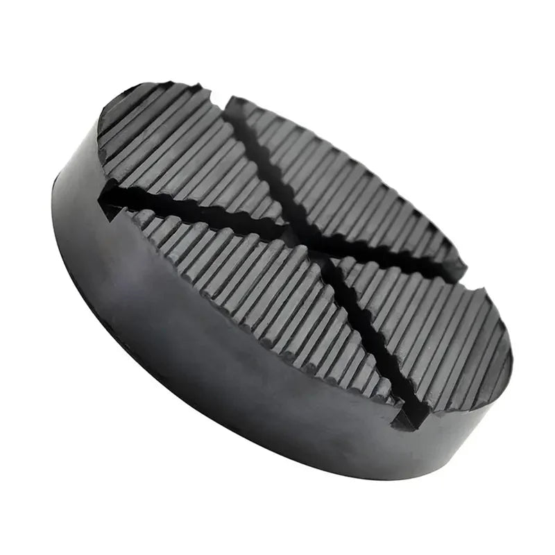 Car Lift Jack Stand Pads Black Rubber Slotted Floor Pad Frame Rail Adapte Auto SUV Van Pickup Lift Rubbers Jack Pads