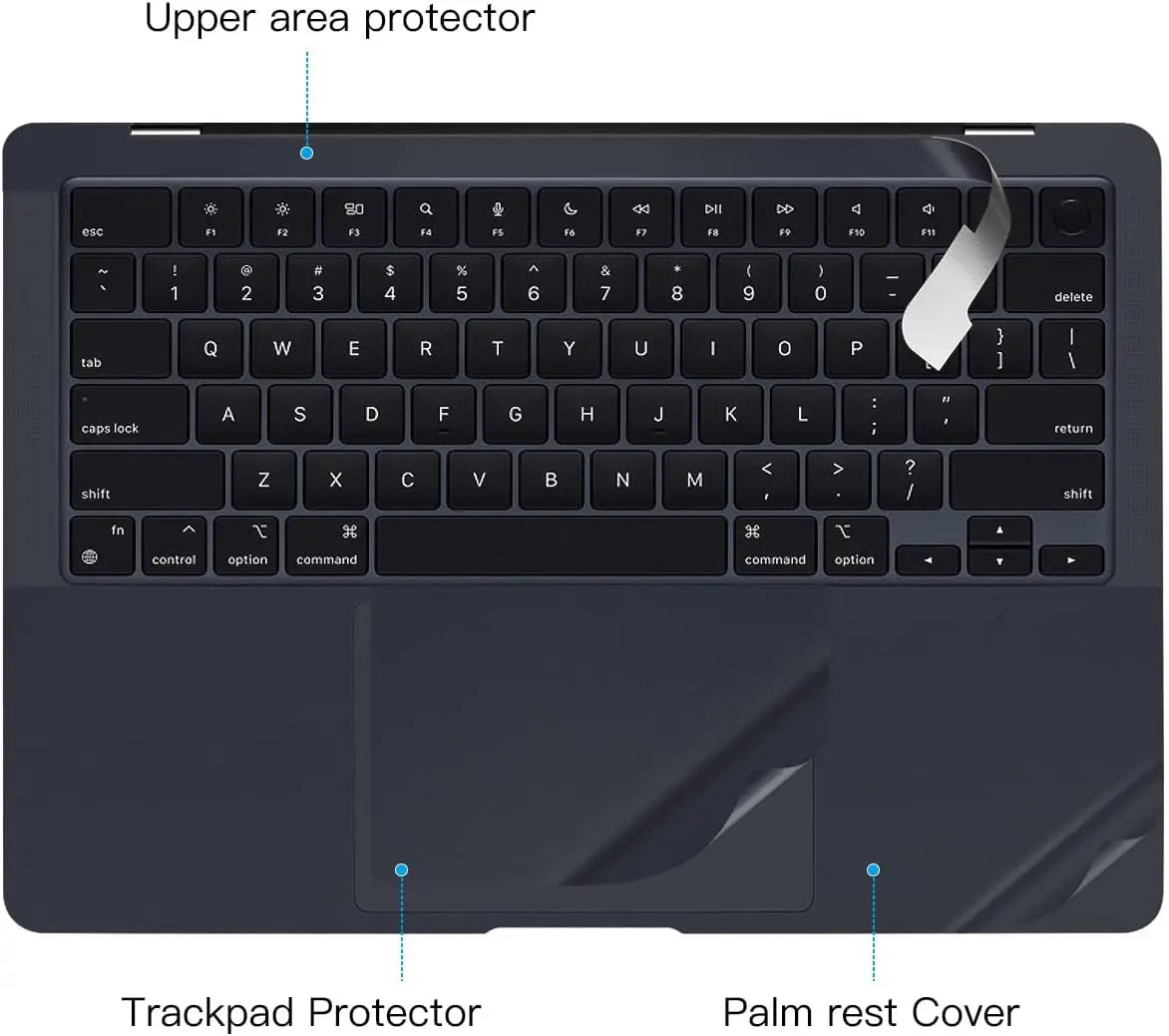 For MacBook Air15.3 inch Palm Rest Protector Cover 2024 2023 2025 M2 M3 M4 Chip A2941 A3114 Anti-Scratch Wrist Rest Sticker Skin