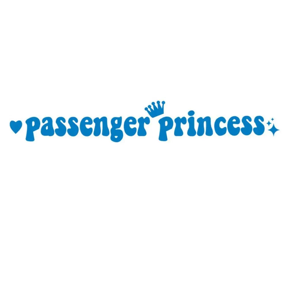 Passenger Princess Passenger Princess Car Stickers Self Adhesive Reflective Passenger Princess Sticker Personality Funny