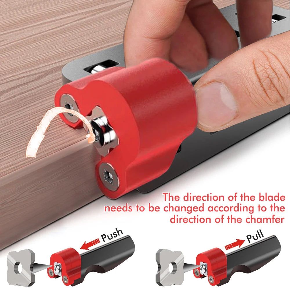 2025 New Hot Woodworking edge trimming knife Corner Manual Planer Blade Hand Tools wood Deburring Chamfering Fillet Scraper