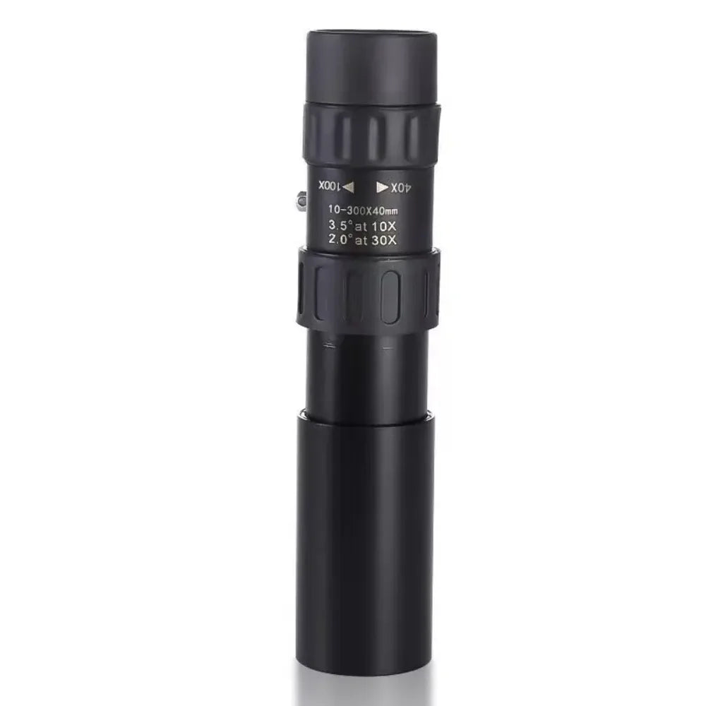 Professional HD Monocular Telescope 10-300x Zoom Long Range Portable for Hunting and Outdoor Activities