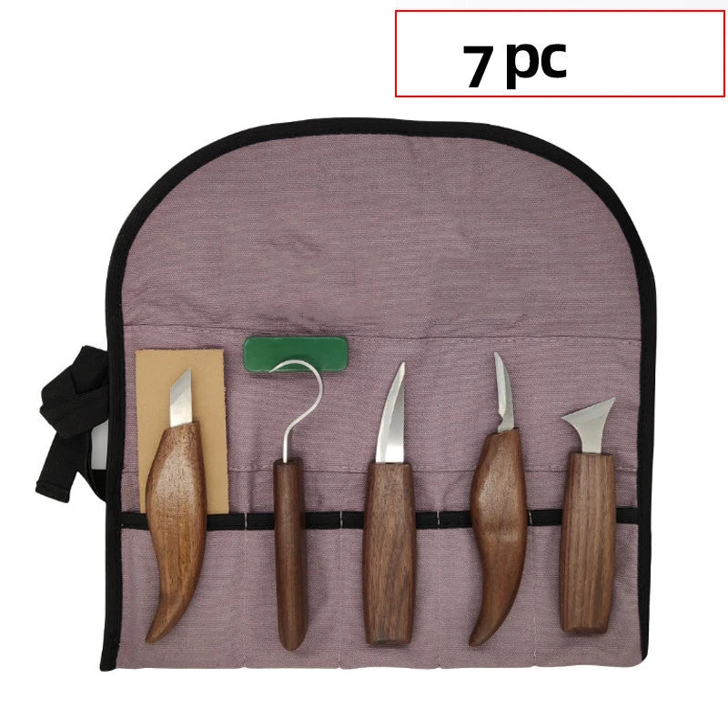 Wood Carving Tools Set Chisel Woodworking Cutter Hand Tool Set Wood Carving Knife DIY Peeling Woodcarving