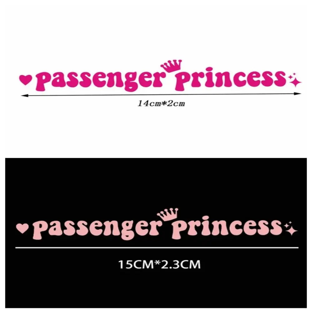 Passenger Princess Passenger Princess Car Stickers Self Adhesive Reflective Passenger Princess Sticker Personality Funny