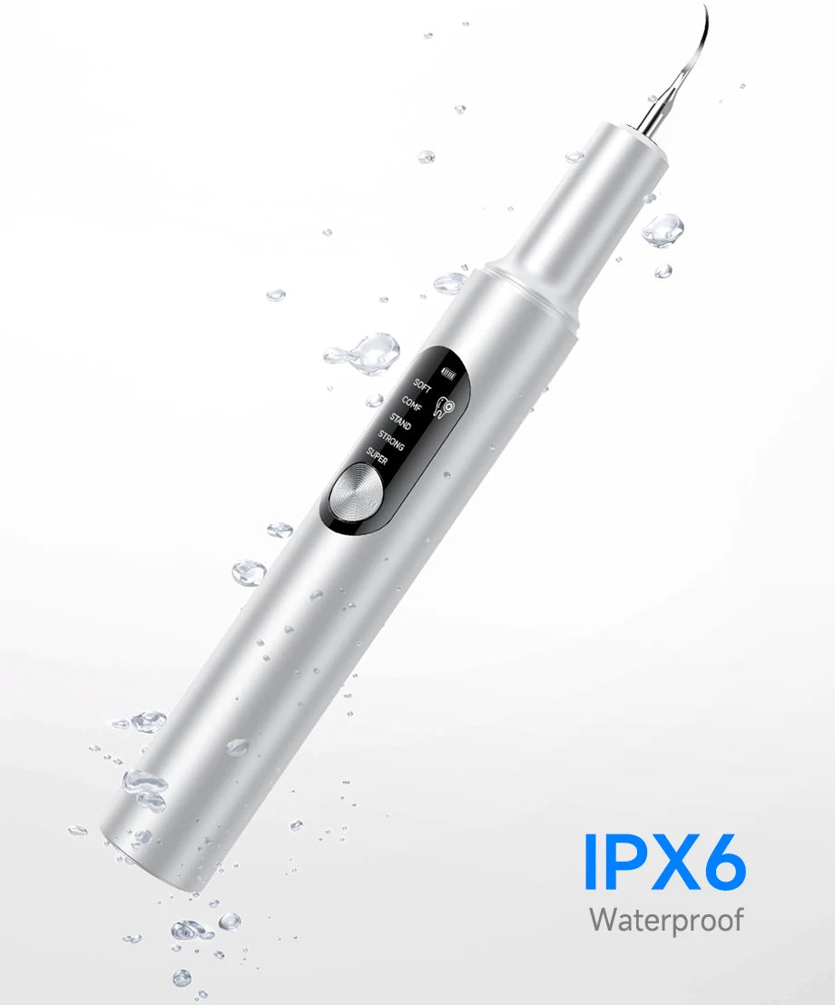 Electric Ultrasonic Dental Scaler 5 Smart Modes T11 Dental Tarter Calculus Cleaning Plaque Tooth Stains Remover Teeth Whitening