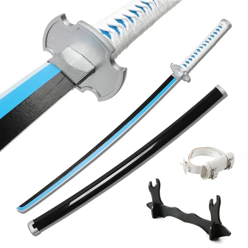 Anime Katana 104cm/41in Tanjiro Zenitsu Kyoujurou Samurai Swords Original Texture  Anime Katana  Cosplay Bamboo Wooden Toy Sword