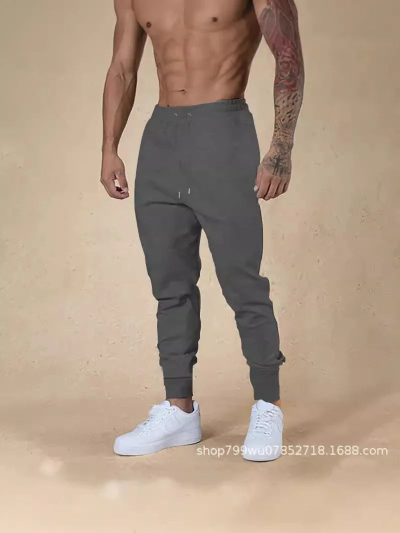 Men's Clothing 2025 Four Seasons Men's Leggings Trousers Casual Pants