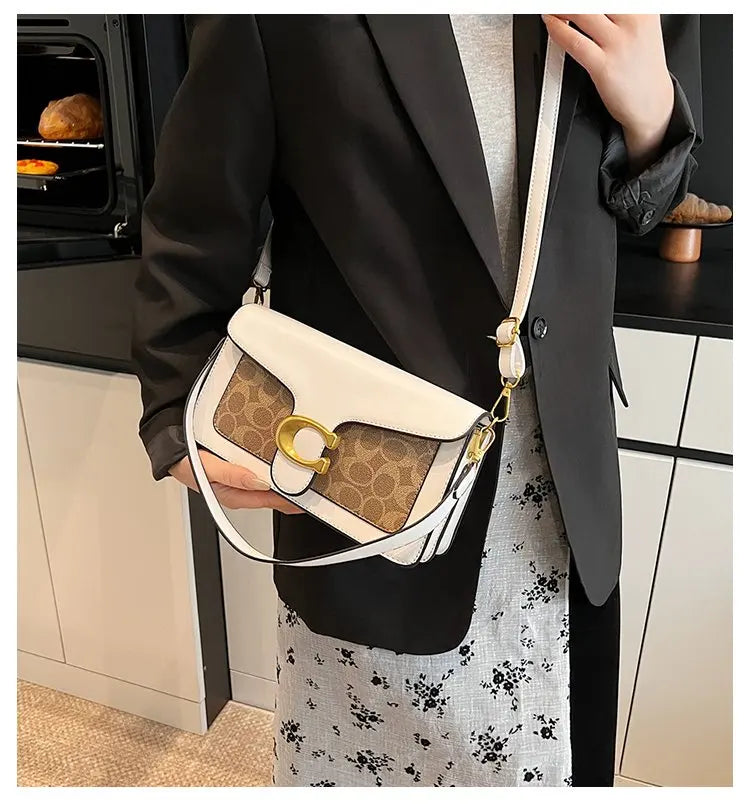 2026 Luxury Designer Diaper Bag: Large Capacity Vintage Leather Tote For Women, Elegant Classic Trendy Handbag With Paris Logo