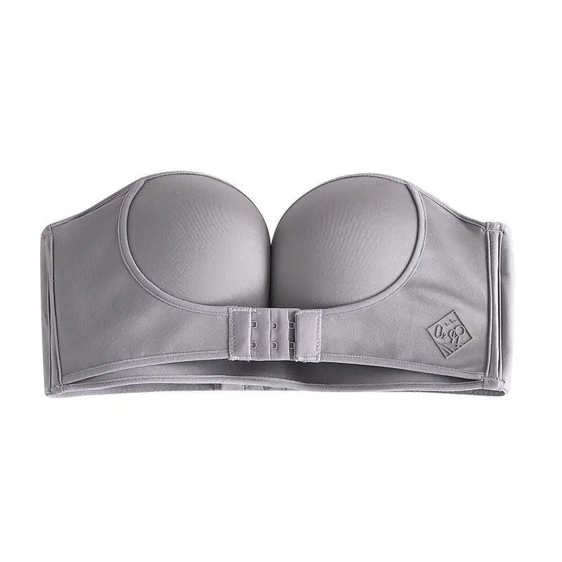 Invisible Strapless Bra Front Buckle Non - Underwire Non - Slip - Blocking Adjusted Girls' Underwear