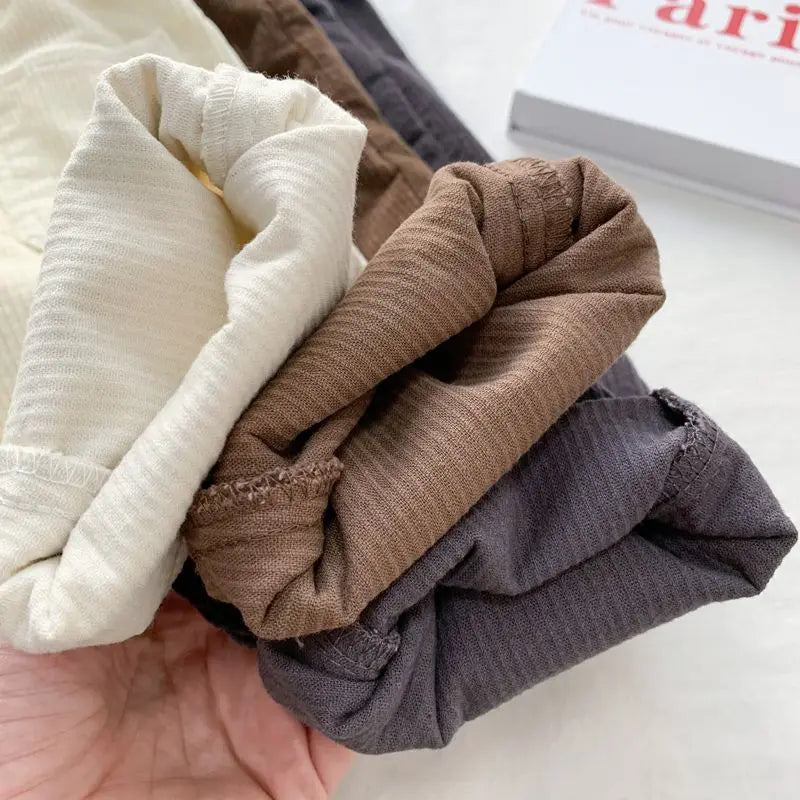 Boy Korean Children's Clothing Spring Fall Kids Trousers Corduroy Boys Pants Solid Pants Baby Girls Outfit Clothes for Teenagers