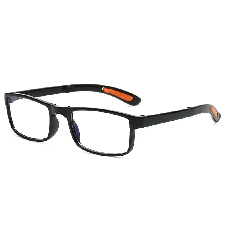 Portable Glasses Men Women Folding Reading Glasses with Case Anti Blue Light Eyeglasses Presbyopia Retro Unisex Pocket Glasses