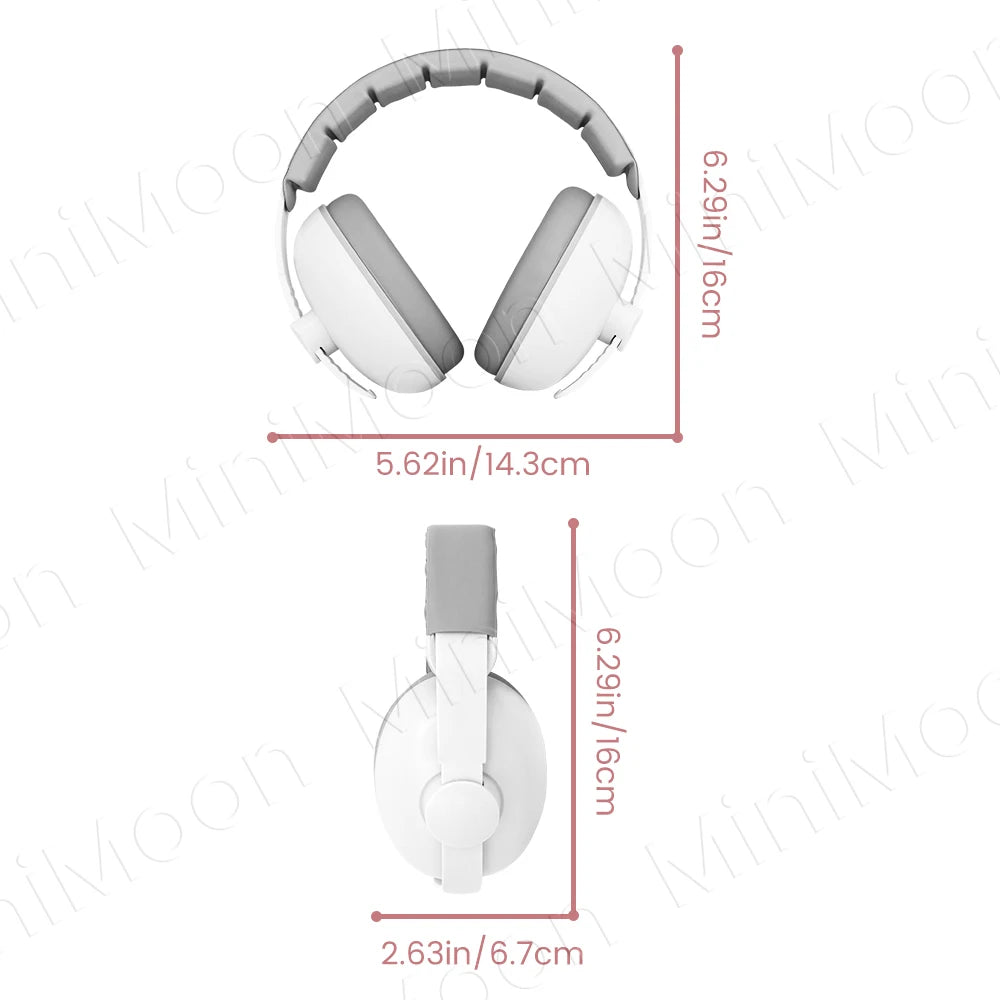 Baby Noise Canceling Earmuffs for Newborn & Toddler, Infant Hearing Protection Headphones