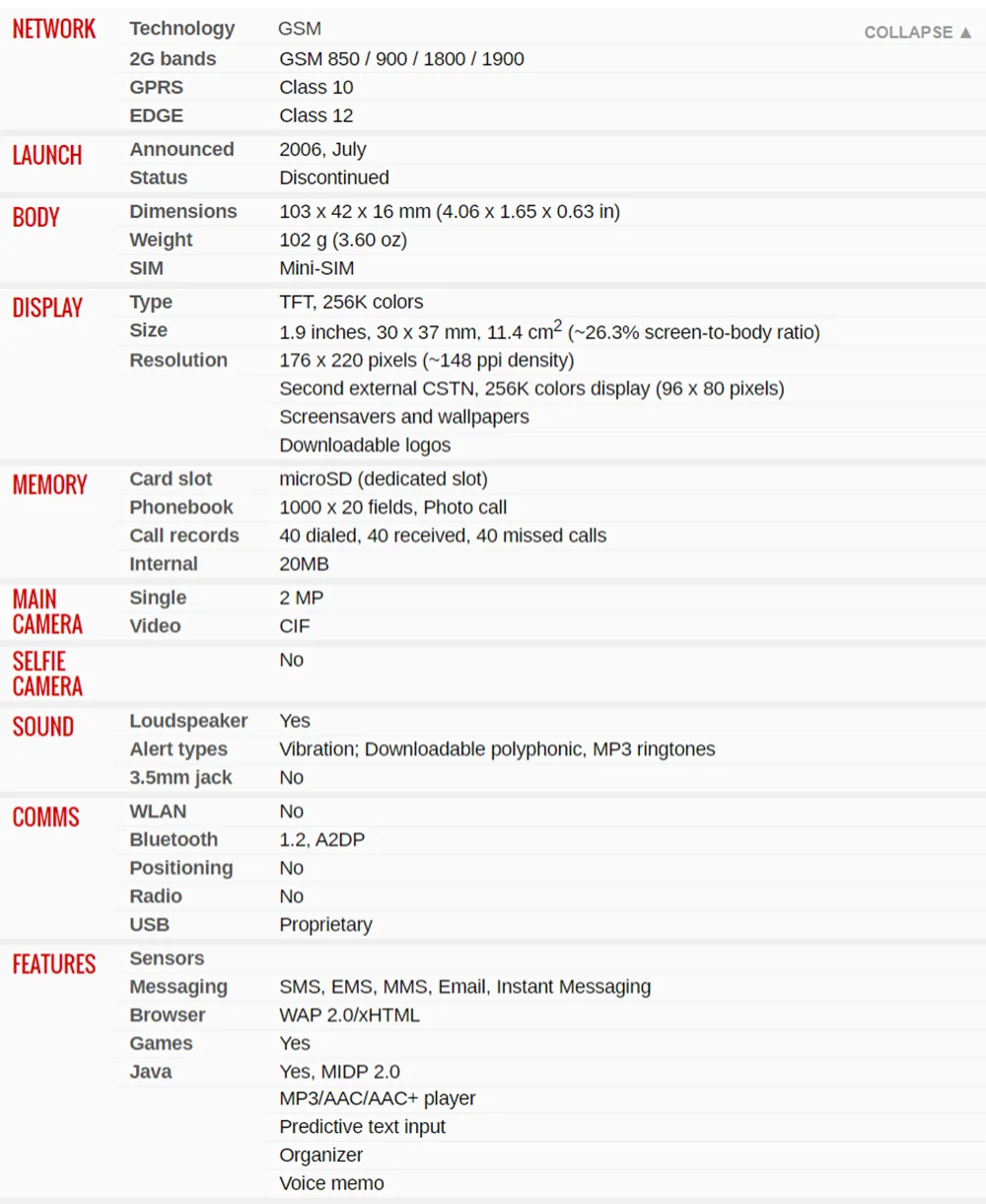 Motorola KAZR K1 GSM/2G Network Mobile Phone 700 Mah Battery 2MP Camera Unlocked Cheap Cell Phone