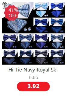 Hi-Tie Pure Black Silk Mens Shirts Plain Smooth Long Sleeve Formal Dress Blouse for Male Wedding Business Events Oversized Gift