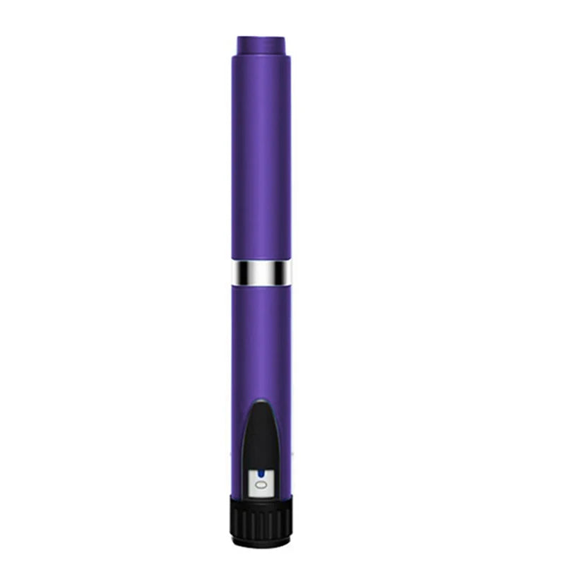 Portable Dose Adjustable Reusable Injector Pen Kit for Insulin Peptide, Comes with 10Pcs 3ML Replacement Cartridges