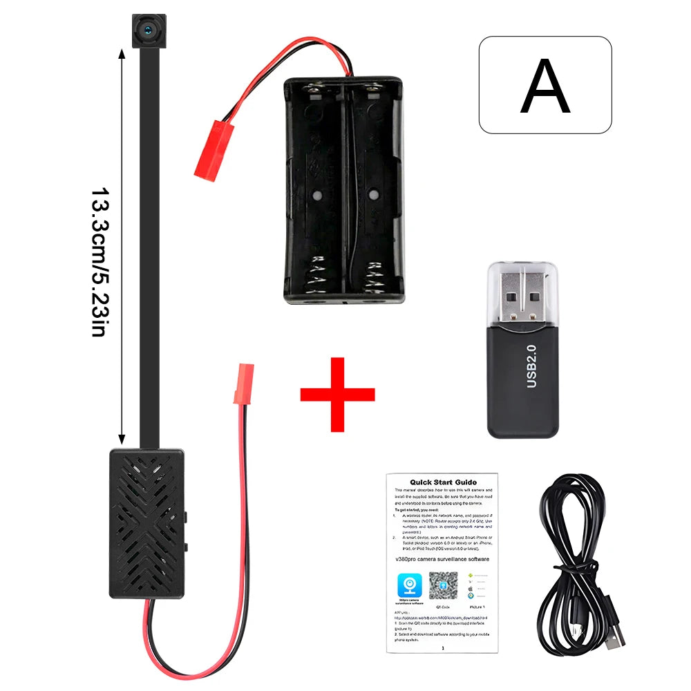 Mini Camera HD 1080P DIY Portable WiFi Camcorder Motion Detection Wireless Module Video Recorder P2P Small Camera Remote View