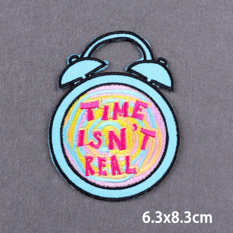 Mandala Iron On Patches For Clothes DIY Embroidery Applique Fusible Patch Ironing Stickers Letters Patch For Jacket Badge