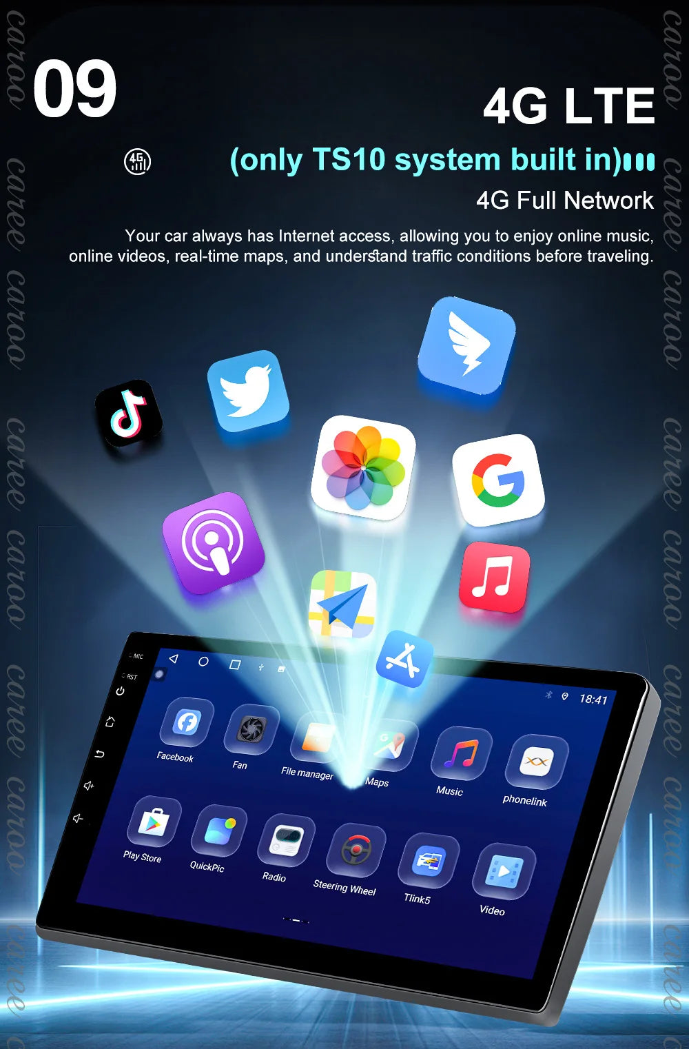 Car Radio Multimedia Player For Chevrolet Sail Aveo 2015 2016 2017 2018 2019 2020 2022 Android 15 Touch Screen GPS Carplay BT