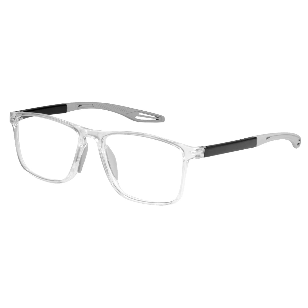 2PCS 3-in-1 Progressive Reading Glasses - Anti-Blue Light, Multifocal Lenses for Near & Far Vision, +1.0 to +3.0 Diopter