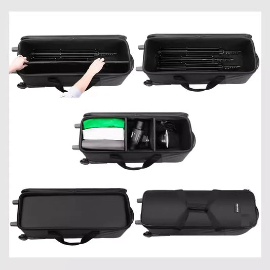 Photography Equipment Storage Luggage Photography Equipment Trolley Light Stand Tripod Outdoor Photography Storage Luggage