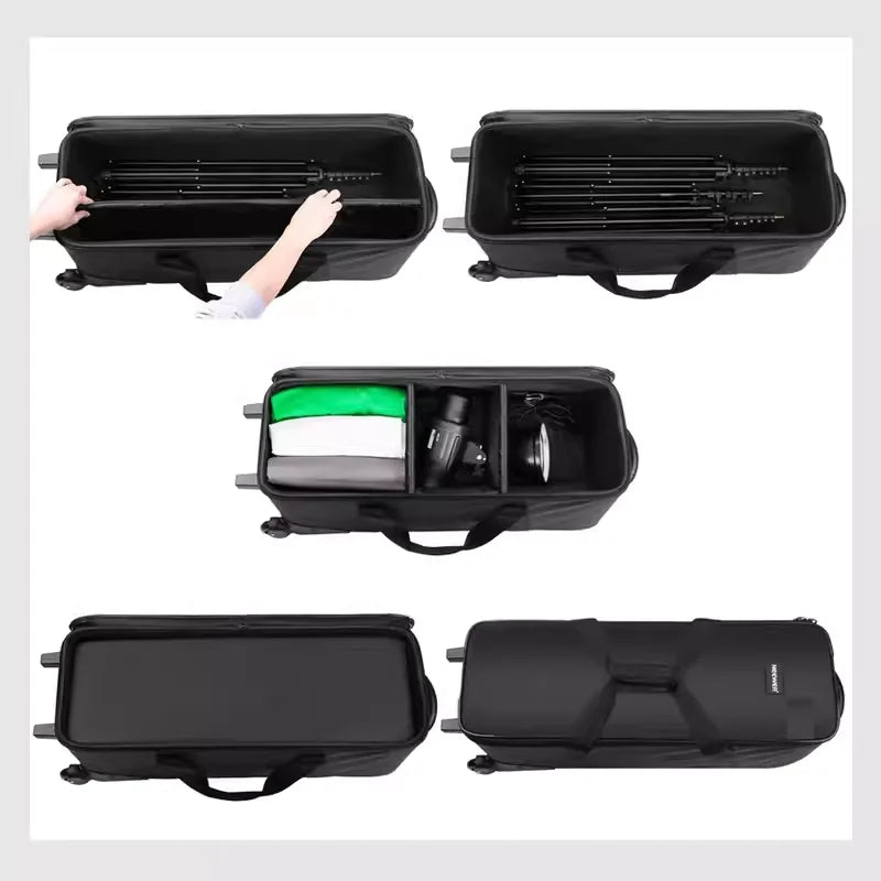 Photography Equipment Storage Luggage Photography Equipment Trolley Light Stand Tripod Outdoor Photography Storage Luggage
