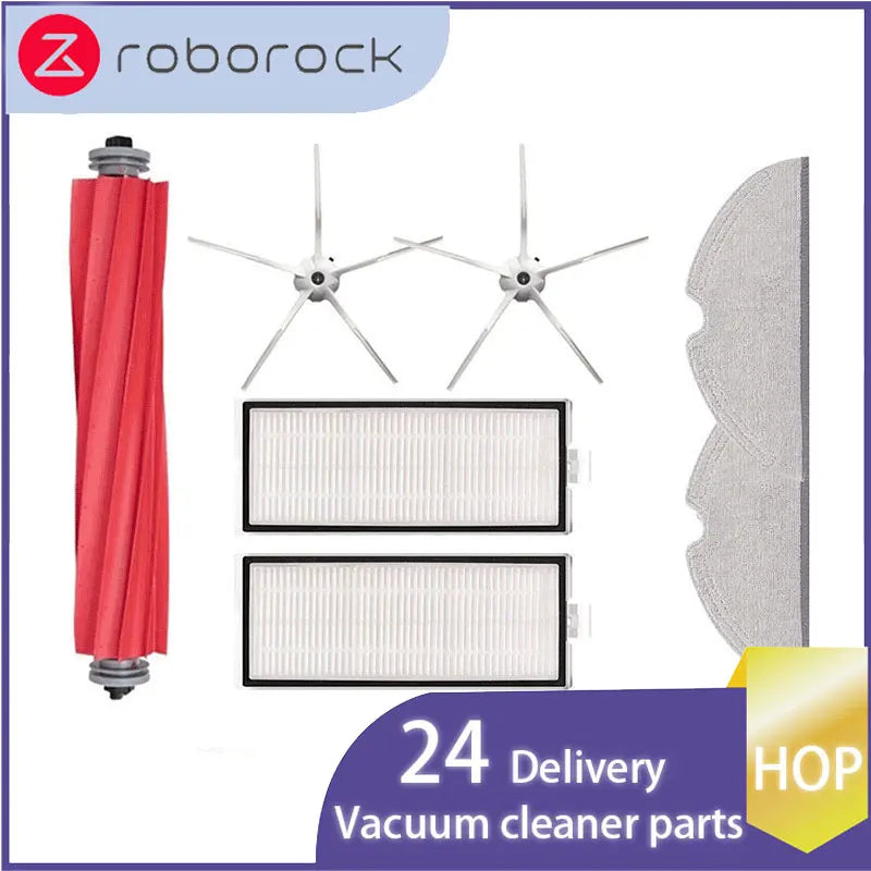 Roborock Q7 / Q7+ / Q7 Max+ Robot Vacuum Roller Brush, Hepa Filter, Side Brush, Mop Cloth