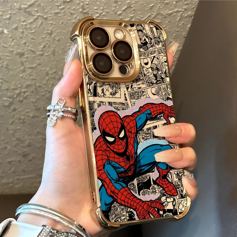 Cool Hero Spiders-man Phone Case For Huawei Honor X6d 600 x8d X5c X7d Magic7 Play10 400 X9d X6c Pro Lite 4G 5G Anti Fall Airbag