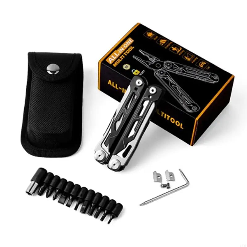 Solid Steel Folding Tool Suit Emergencies Cutting Clamping Pliers Tool