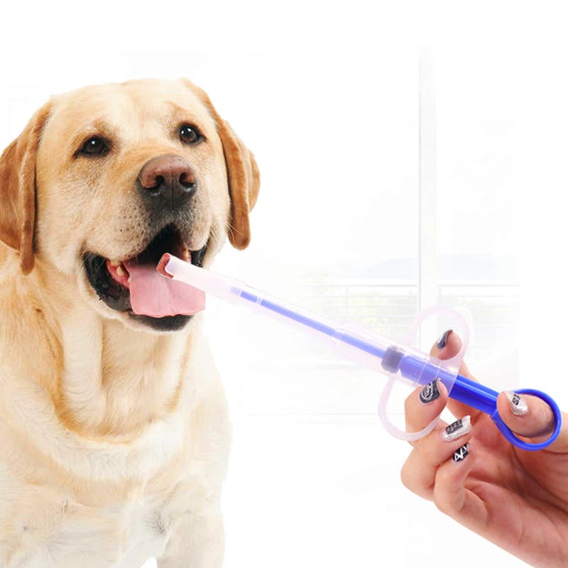Pet Feeding Machine Feeding Rod Medical Syringe Gun Ball Pusher Dog Cat Puppy Feeding Kit Dog Accessories Pet Supplies