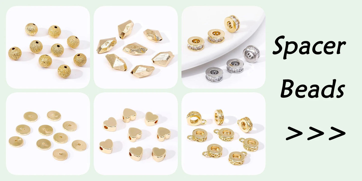 18K Gold Plated Brass Round Strong Magnetic Clasps For Bracelet Necklace Making Findings,End Clasps Connector For Jewelry Making