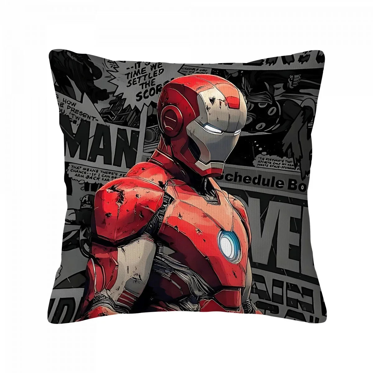 Iron Man Cushion Covers  Cushions Cover for Sofa Home Decorations Anime Interior Decoration Decorative Pillowcase Pillow