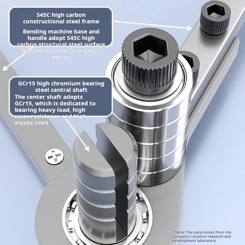 Sheet Metal DIY Furniture Art Bending Tools Manual Iron Block Bending Machine Steel Plate iron wire Bending tools