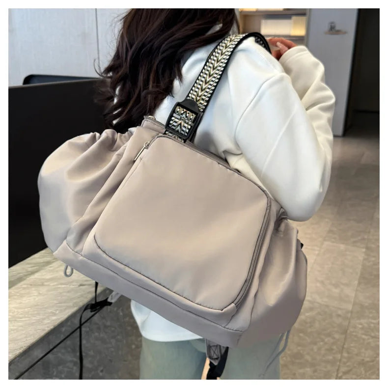 Baby Diaper Bag Multi-pocket Travel Duffel Bags Foldable Gym Bag Women Hand Luggage Airport Bags Mom Stroller Maternity Totes
