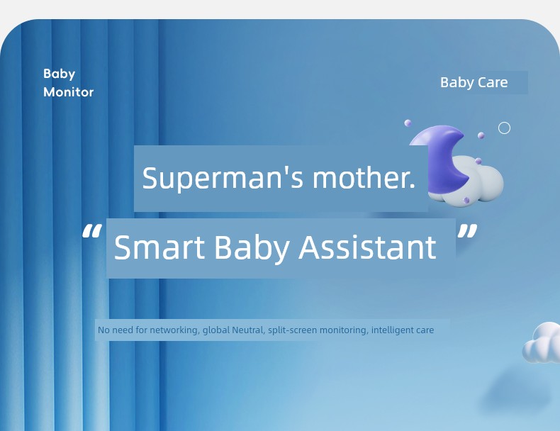 Smart For Home Baby Child Sleeping Monitor