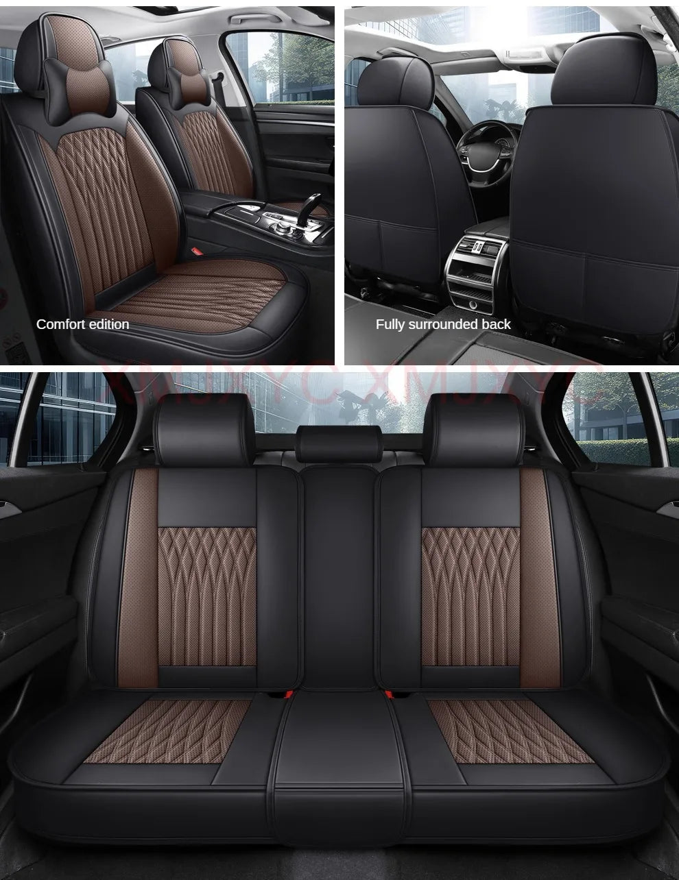 Pu Leather Universal Car Seat Cover for Mercedes A-Class W168 W169 W176 W177 A-Klasse A180 A190 A200 A220 A250 Auto Accessories