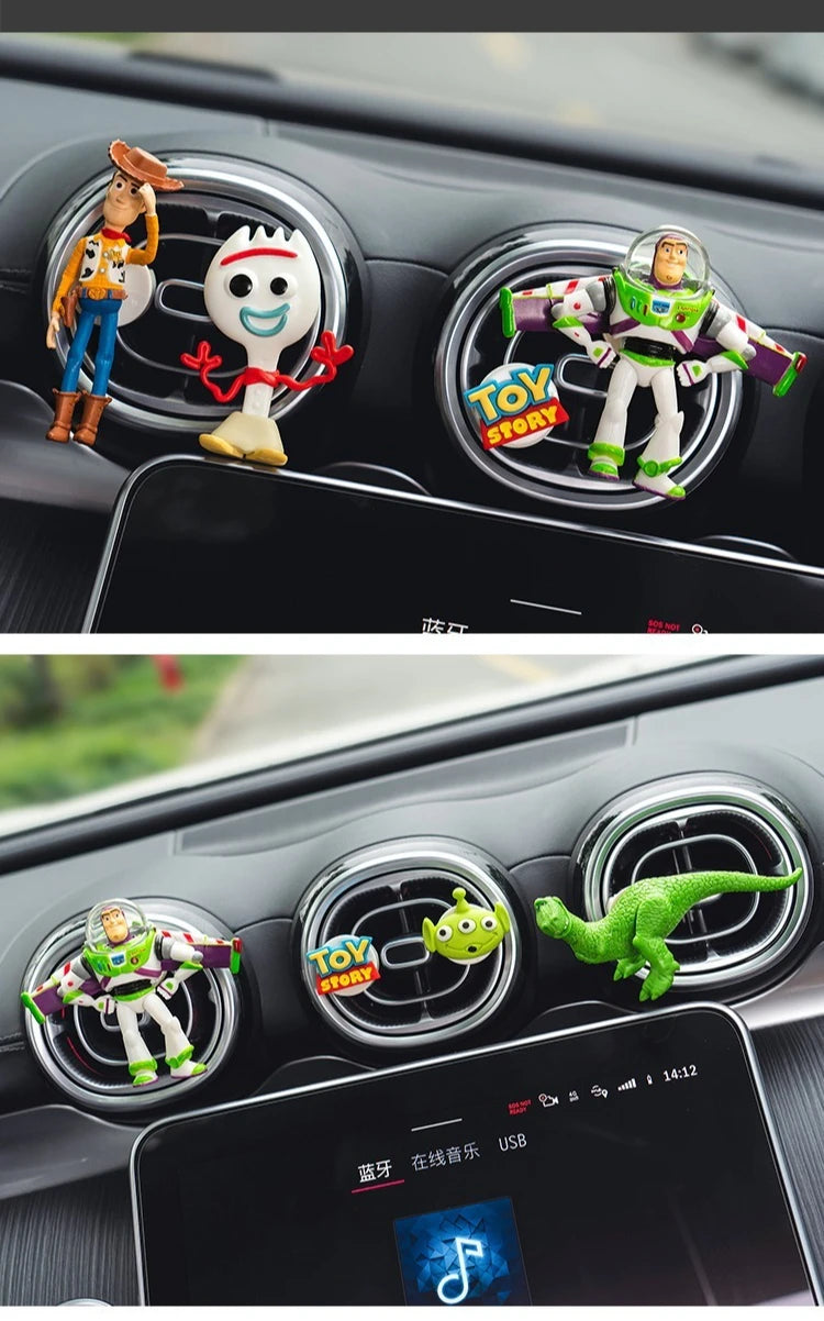 Anime Cartoon Perfume Car Clip Aromatherapy Interior Accessory Car Air Conditioner Outlet Mount Air Freshener Car Decorations