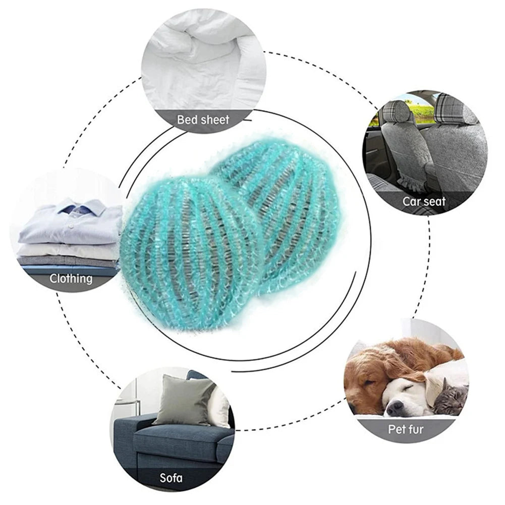 12-36pcs Pet Hair Remover for Laundry Washing Machine Balls Reusable Lint Remover Pet Dog Cat Hair Catcher Laundry Ball