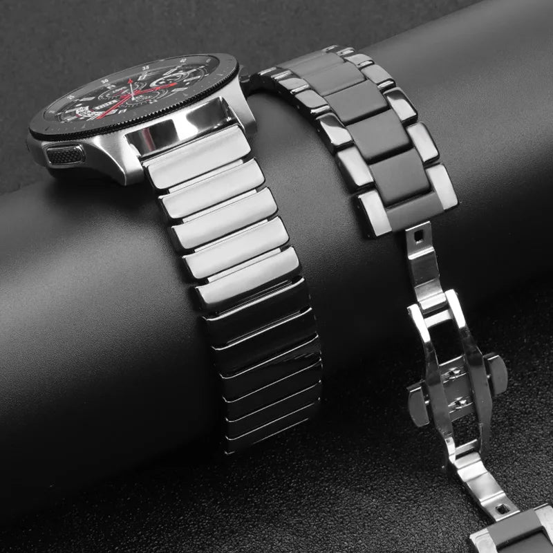 Ceramic strap for huawei watch 4 46mm band Gear S3 amazfit GTR4 3 46mm 22mm bracelet Huawei watch GT4 3 se 2 46mm Strap GT2 22mm