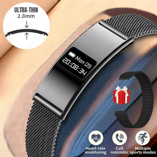 New Smart Bracelet Men Women Health Fitness Tracker Heart Rate HRV Monitor Sport Band Call Reminder Smart Watch for Android iOS